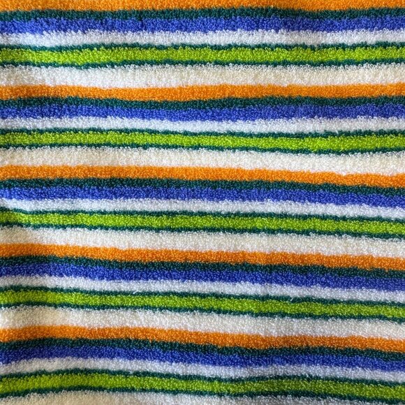 TRIANGL Retro Stripe Playsuit Womens XXS NEW Terry Cloth Swimsuit Coco Popi NWT - Picture 5 of 13